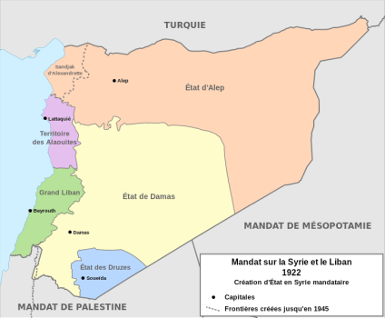 Carte générale syrie
