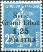 Syrie Grd Liban 1,25pi