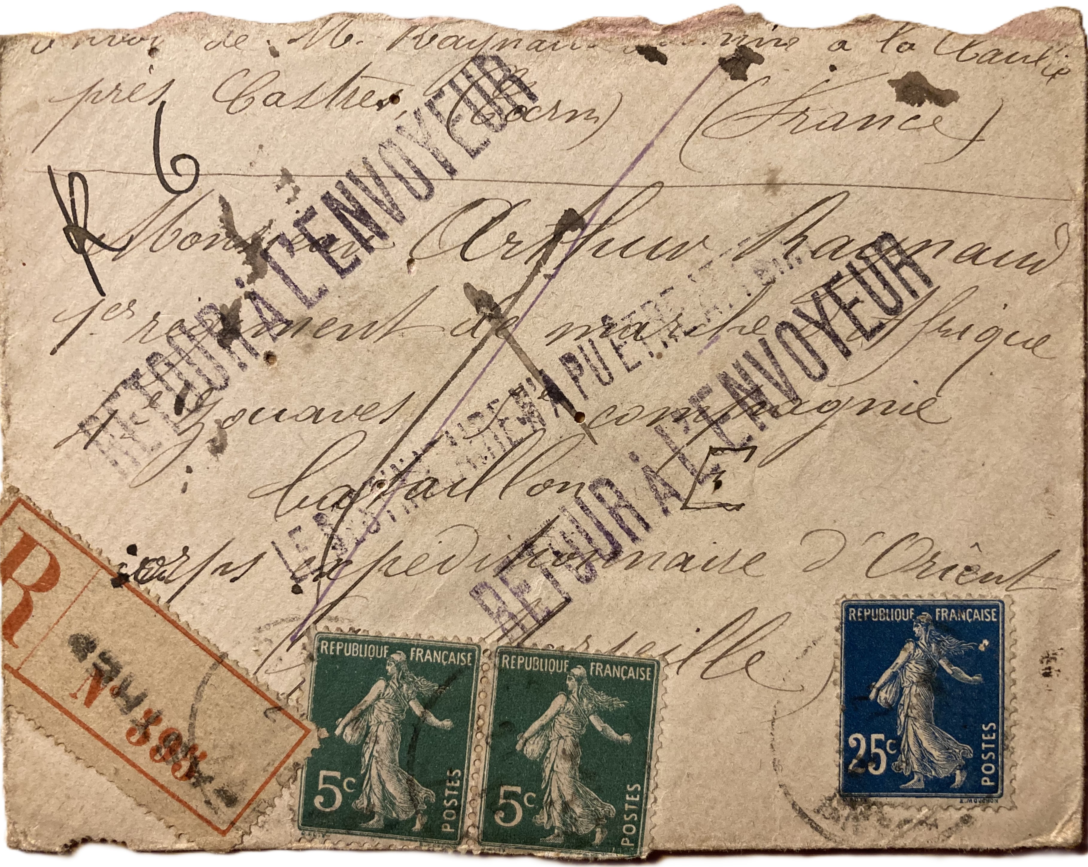 le destinataire n'a pu être atteint